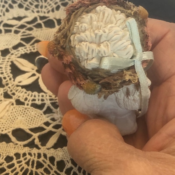 Vintage Dreamsicle Praying Baby Cherub Angel - Picture 5 of 9